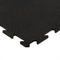 Puzzeltegel premium zwart/rood 100x100x1,5cm