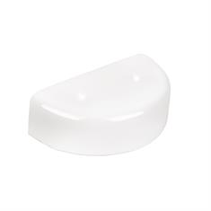 PVC eindkap stootrand boot wit