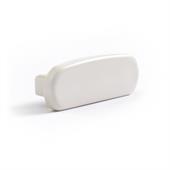 PVC eindkap trapleuning wit BxH=40x8mm