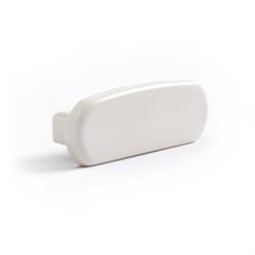 PVC eindkap trapleuning wit BxH=40x8mm