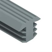 PVC infreesprofiel grijs BxH= 12x10,8mm (L=25m)