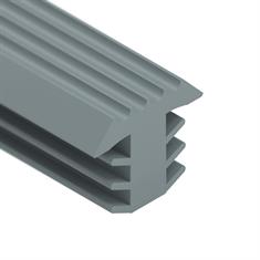PVC infreesprofiel grijs BxH= 12x10,8mm (L=25m)