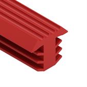 PVC infreesprofiel rood BxH= 12x10,8mm (L=25m)