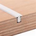 PVC infreesprofiel wit BxH= 12x10,8mm (L=25m)