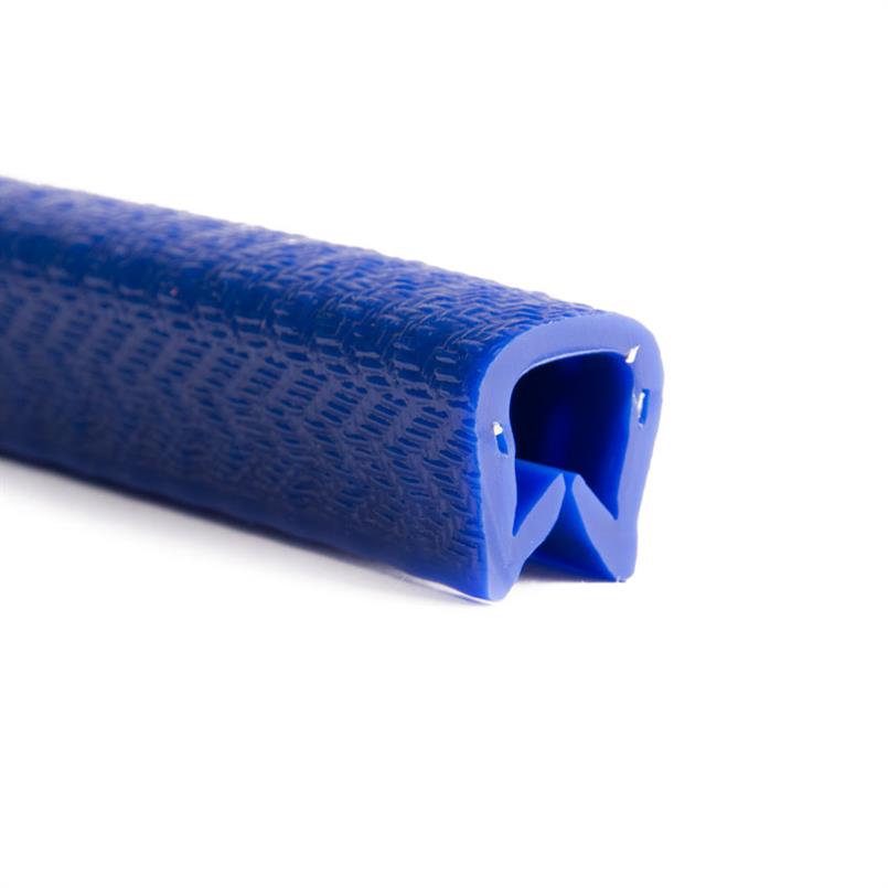 PVC kantafwerkprofiel blauw 4-5mm /BxH= 13x15mm (L=50m)