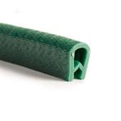 PVC kantafwerkprofiel donkergroen 1-4mm /BxH=10x14,5mm (L=50m)