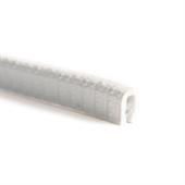 PVC kantafwerkprofiel lichtgrijs 0,5-2,0mm /BxH=6,5x9,5mm (L=100m)