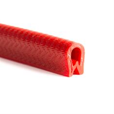 PVC kantafwerkprofiel rood 1-2,5mm /BxH=8,5x14mm (L=10m)