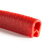 PVC kantafwerkprofiel rood 1-4mm /BxH=10x14,5mm (L=50m)