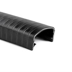 PVC kantafwerkprofiel zwart 20-23mm /BxH= 30x15mm (L=10m)