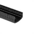 PVC kantafwerkprofiel zwart 20-23mm /BxH= 30x15mm (L=25m)