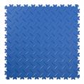 PVC kliktegel diamant blauw 500x500x4mm