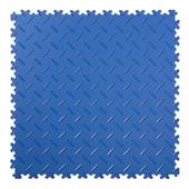 PVC kliktegel diamant blauw 500x500x4mm