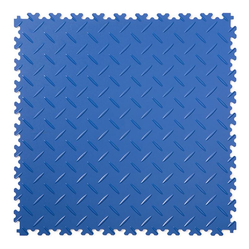 PVC kliktegel diamant blauw 500x500x4mm