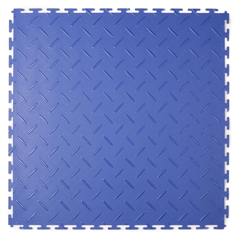 PVC kliktegel diamant blauw 530x530x4mm T-verbinding (10stuk