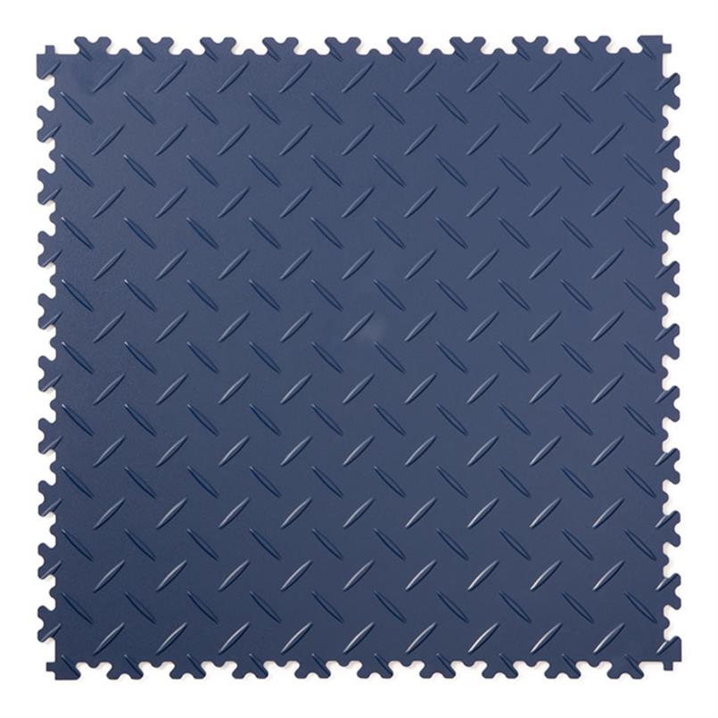 PVC kliktegel diamant donkerblauw 500x500x4mm