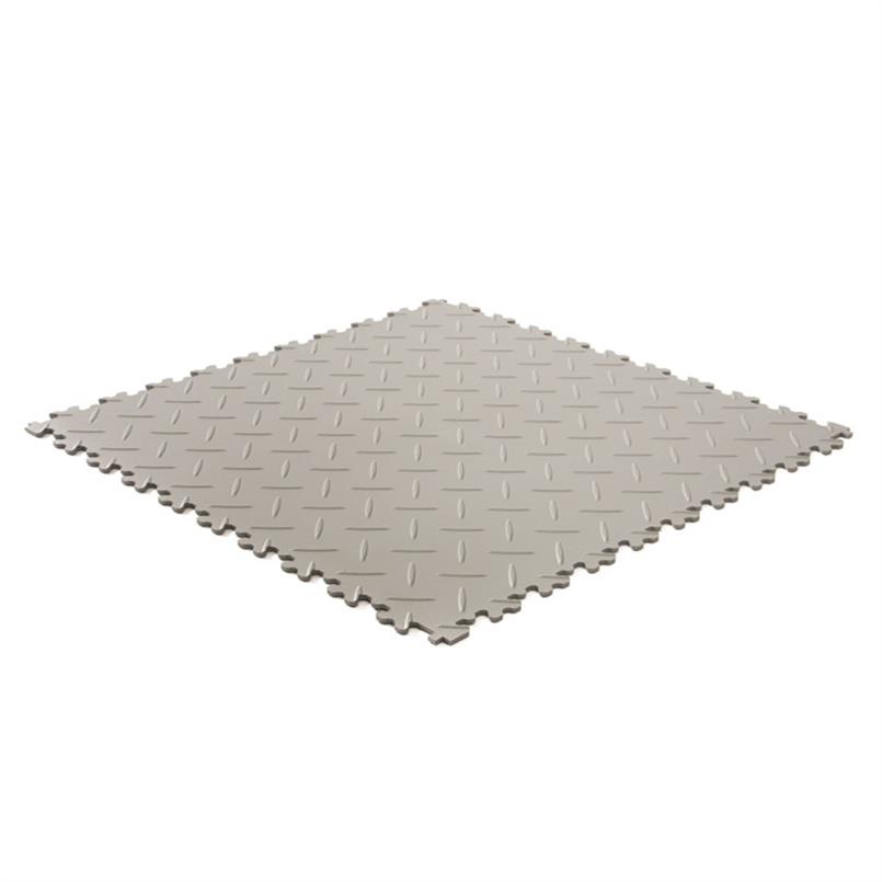 PVC kliktegel diamant lichtgrijs 500x500x4mm