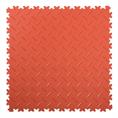 PVC kliktegel diamant terracotta 500x500x4mm