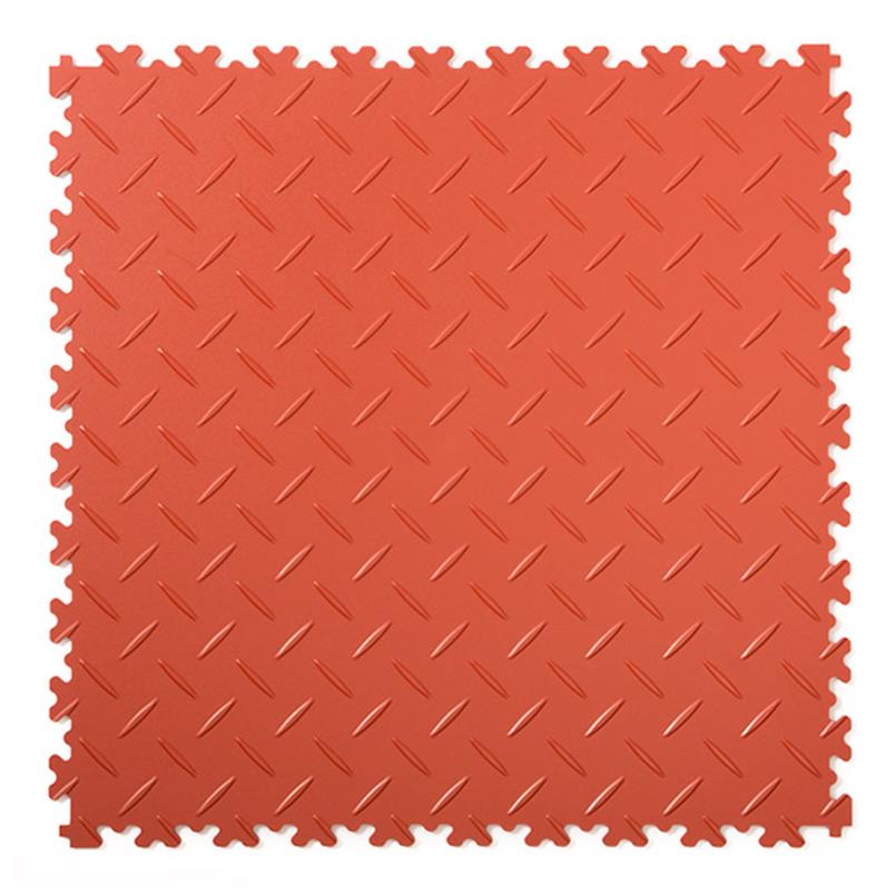 PVC kliktegel diamant terracotta 500x500x4mm