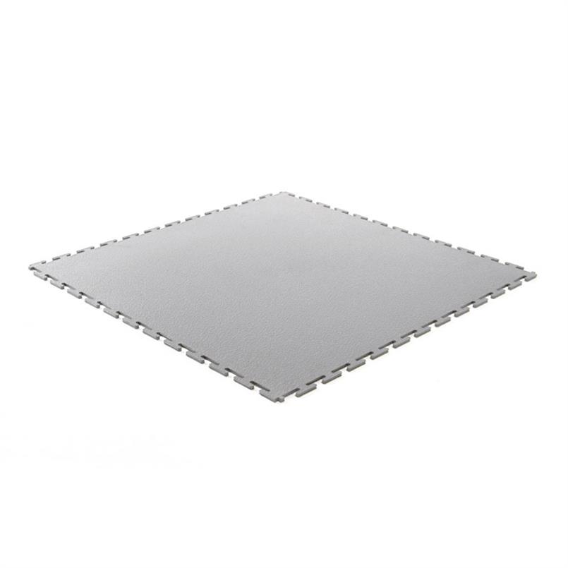 PVC kliktegel hamerslag lichtgrijs 500x500x4,5mm