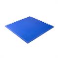 PVC kliktegel hamerslag randstuk blauw 7mm