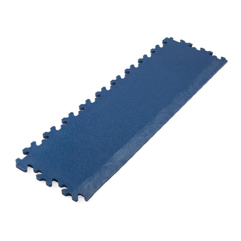 PVC kliktegel hamerslag randstuk donkerblauw 7mm