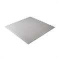 PVC kliktegel hamerslag randstuk lichtgrijs 7mm