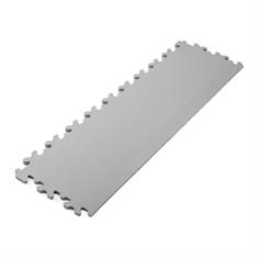 PVC kliktegel hamerslag randstuk lichtgrijs 7mm
