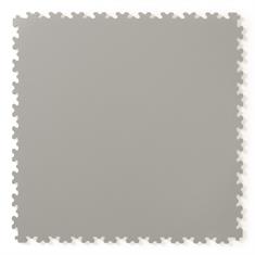 PVC kliktegel hamerslag zware uitv. lichtgrijs 500x500x7mm