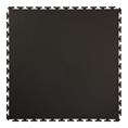 PVC kliktegel hamerslag zwart 500x500x4,5mm (10 tegels)