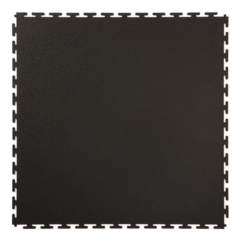 PVC kliktegel hamerslag zwart 500x500x4,5mm (10 tegels)