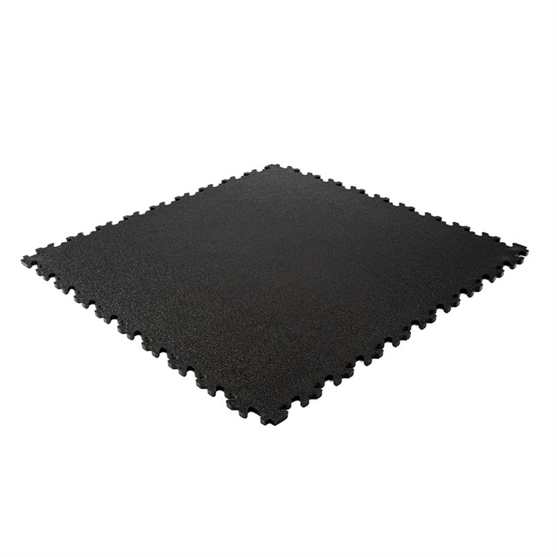 PVC kliktegel hamerslag zwart ECO 515x515x7mm