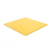 PVC kliktegel leather geel 500x500x5,5mm
