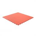 PVC kliktegel leather terracotta 500x500x5,5mm