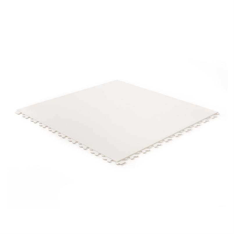 PVC kliktegel leather wit 500x500x5,5mm