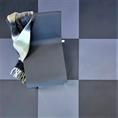 PVC kliktegel leather zwart 500x500x5,5mm (10 tegels)