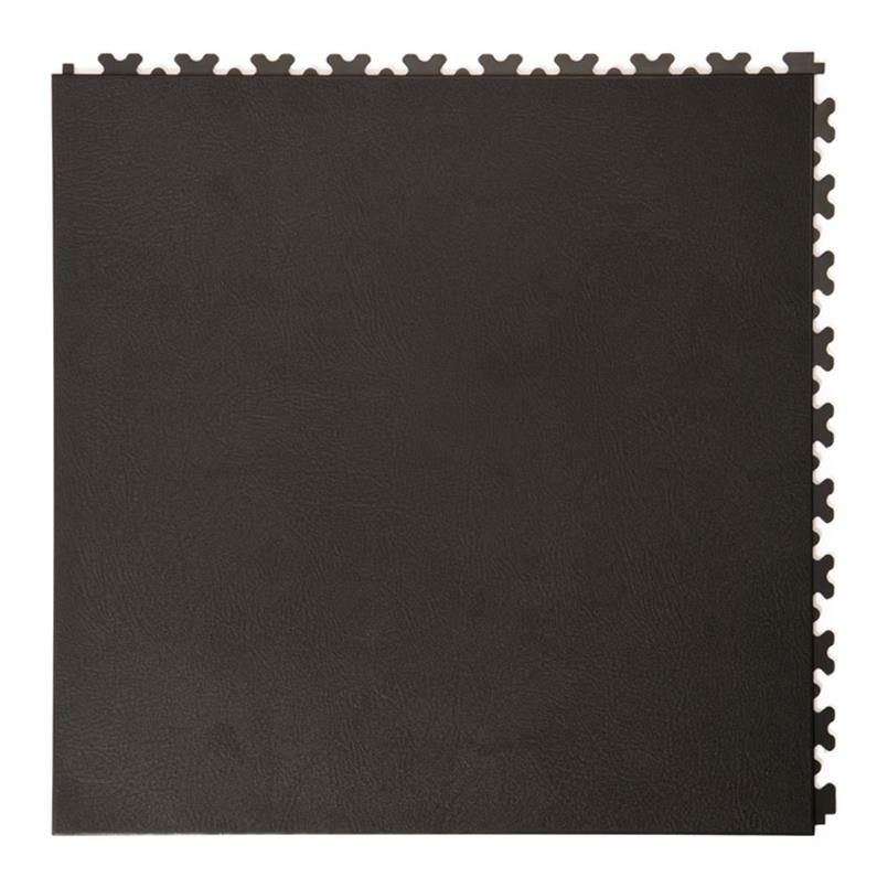 PVC kliktegel leather zwart 500x500x5,5mm (10 tegels)