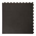 PVC kliktegel leather zwart 500x500x5,5mm