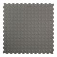 PVC kliktegel nop donkergrijs 500x500x4,5m (10 tegels)