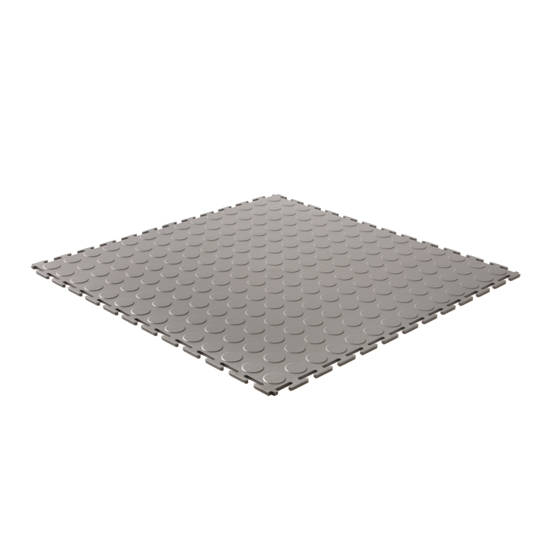 PVC kliktegel nop donkergrijs 500x500x4,5mm