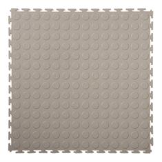 PVC kliktegel nop lichtgrijs 500x500x4,5mm (10 tegels)