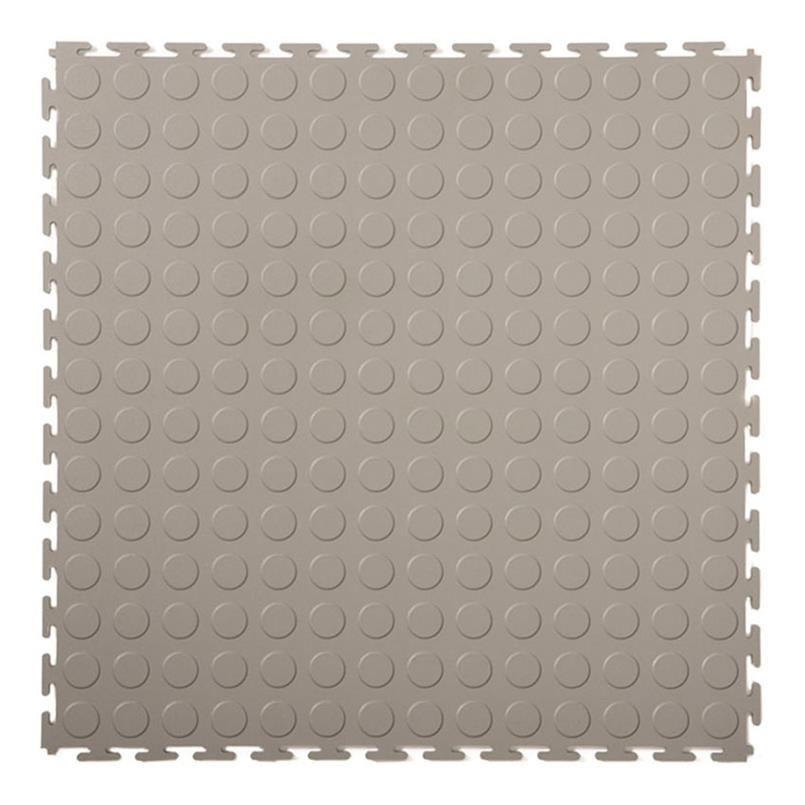 PVC kliktegel nop lichtgrijs 500x500x4,5mm (10 tegels)