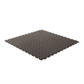 PVC kliktegel nop zwart 500x500x4,5mm
