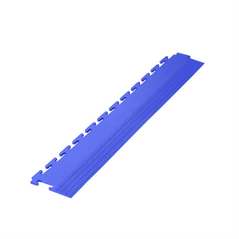 PVC kliktegel randstuk blauw 4,5mm (T-verbinding)