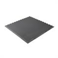 PVC kliktegel randstuk donkergrijs 7mm ECO