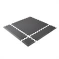 PVC kliktegel randstuk donkergrijs 7mm ECO