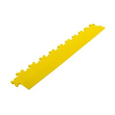 PVC kliktegel randstuk geel 7mm (zwaluwstaart verbinding)