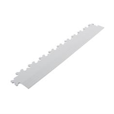 PVC kliktegel randstuk lichtgrijs 4mm (zwaluwstaart verbinding)