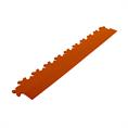 PVC kliktegel randstuk terracotta 4mm (zwaluwstaart verbinding)