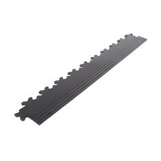 PVC kliktegel randstuk zwart 4mm (zwaluwstaart verbinding)
